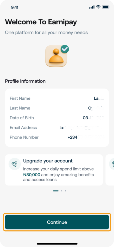 How to complete your KYC on Earnipay